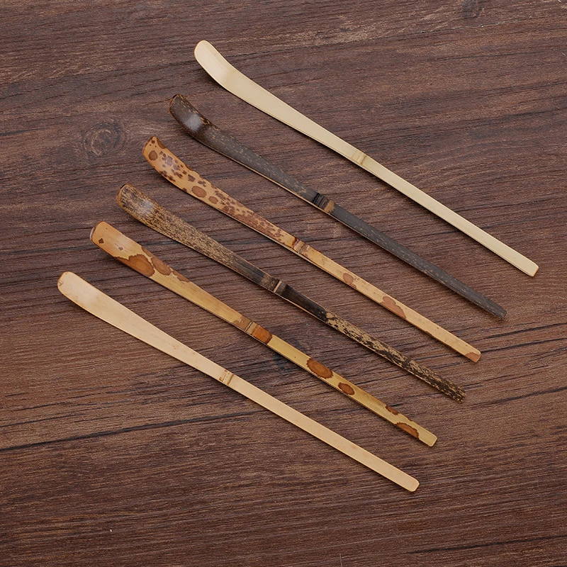 18*1cm Handmade Bamboo Matcha Spoon Tea Scoop Matcha Tea Leaf Sticks Needle Spice Kitchen Ceremony Utensils Accessories