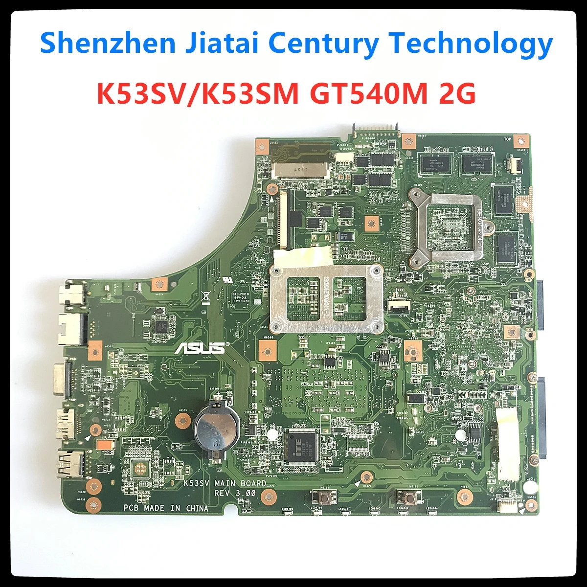K53SV материнская плата для ноутбука ASUS K53SM K53S A53S X53S P53S K53SJ K53SC Материнская плата ноутбука rev3.0/3,1 GT540M 2G Полный Тесты рабочих