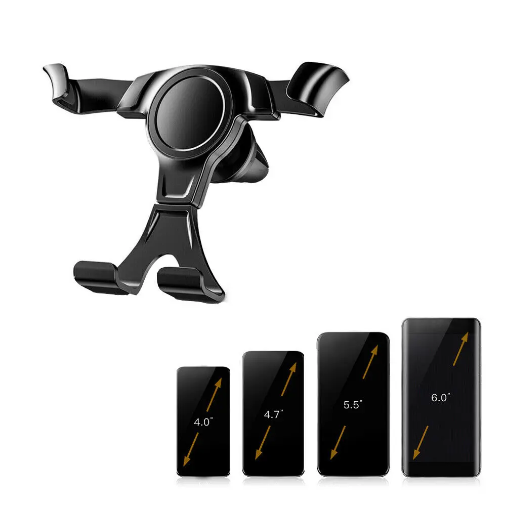 ABS Силиконовый автомобильный мобильный зажим держателя телефона на вентиляционное отверстие, магнитный кронштейн, украшение интерьера автомобиля, легкая установка вентиляционных отверстий