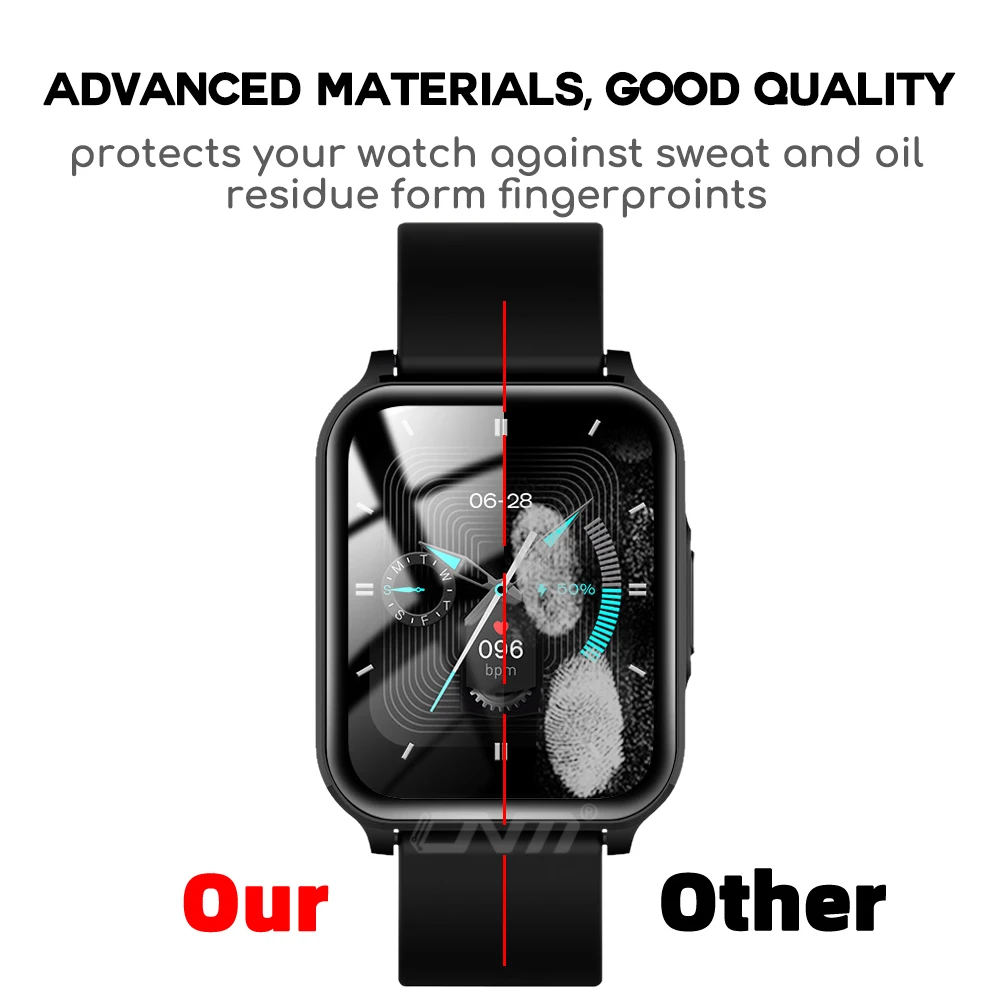 Screen Protector Cover for Lenovo S2 Pro Smart Watch Soft  curved Edge Protective Film Accessories for Lenovo S2Pro (Not Glass)