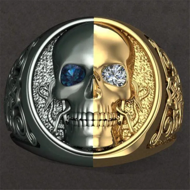 Creative-Two-Color-Trend-Skull-Rings-for-Men-Punk-Blue-White-Crystal-Gothic-Rings-Fashion-Fine.