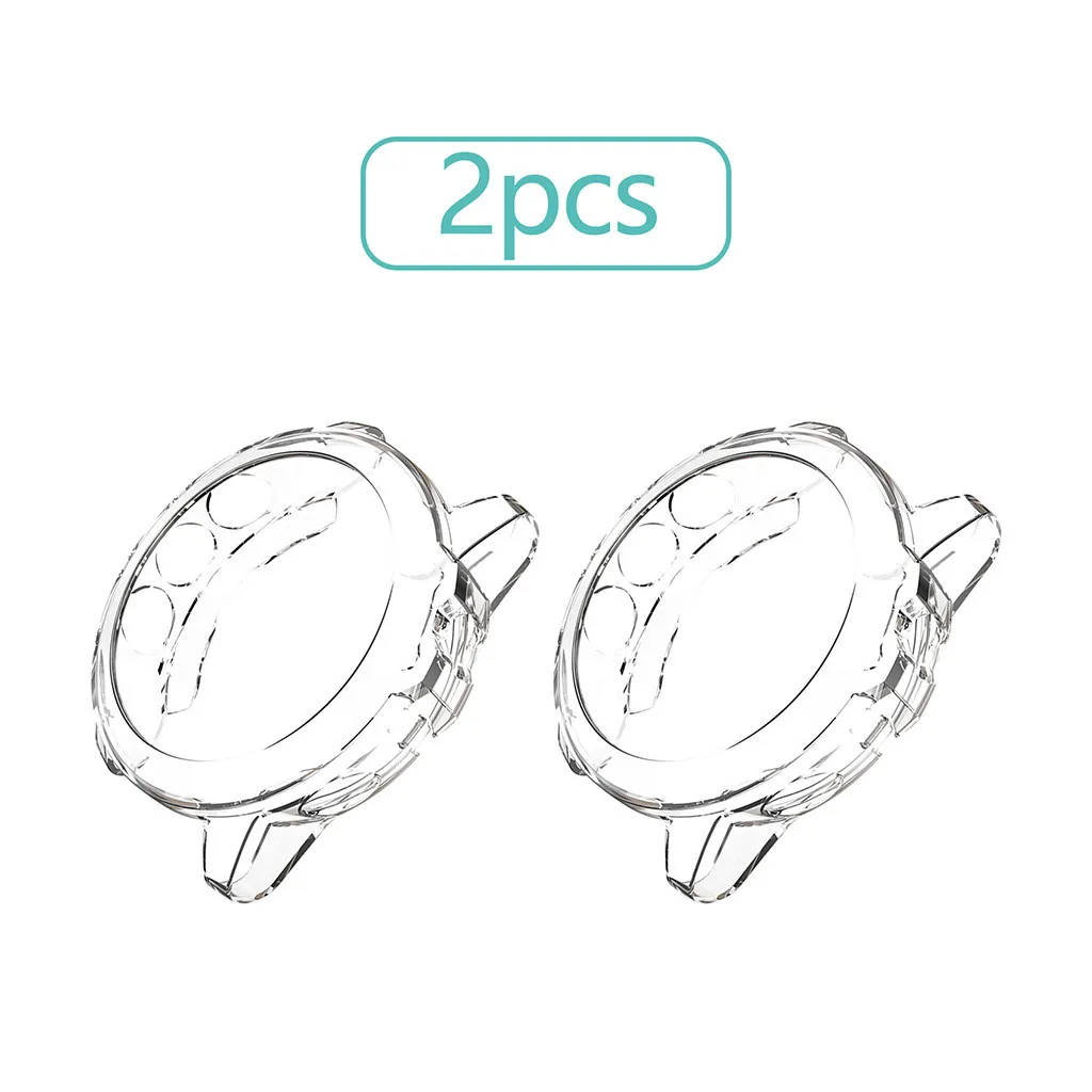 

2pcs Soft Ultra-Slim Crystal Clear TPU Protector Case Cover For Garmin Fenix 5X Smart watch Protective accessories
