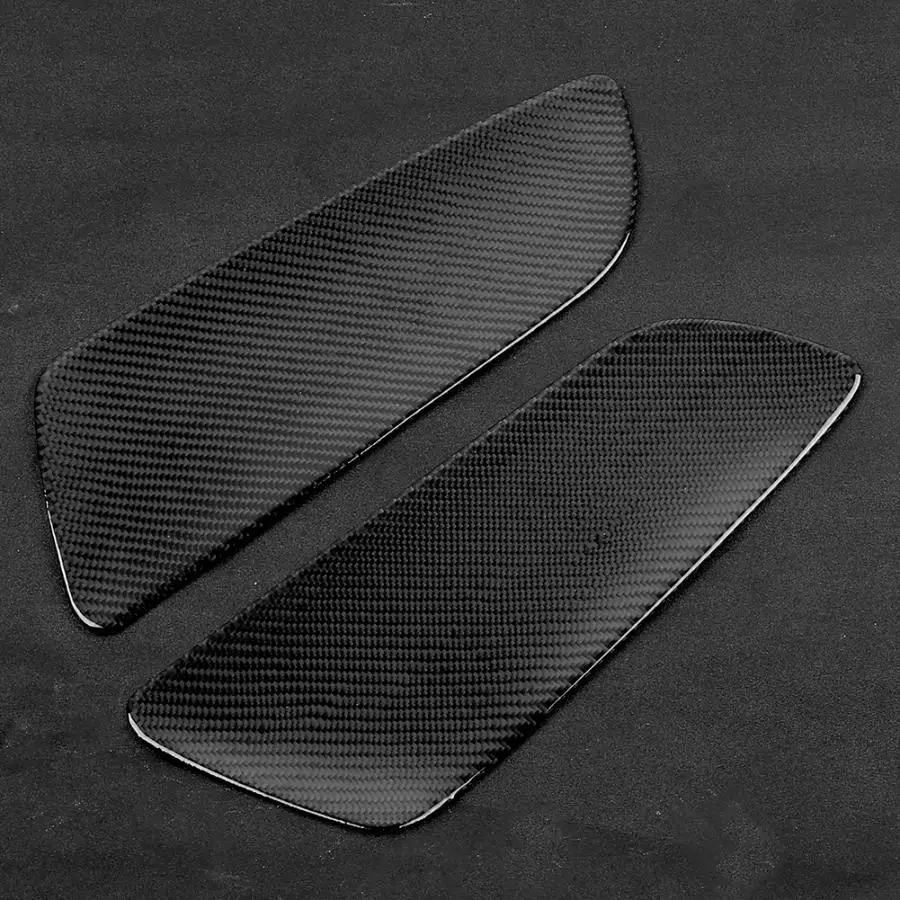 Carbon Fiber Rear Car Door Panel Interior Decoration Fit for Ford Mustang Left Drive Auto Accessories