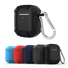 Классный Мужской защитный чехол для Airpods, чехол, Bluetooth, беспроводные наушники, чехол для наушников Airpods 2, чехол, Funda, аксессуары