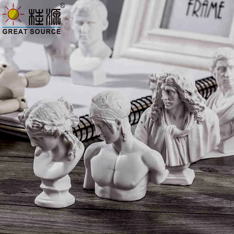 

Art Plaster Statue Resin Gypsum Figure 10 Figures Per Set Art Teching Tool