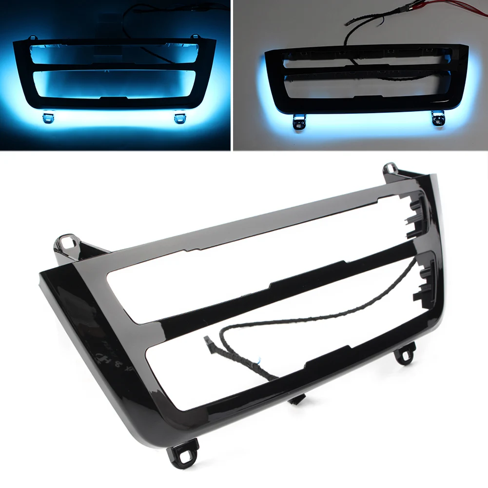 

Car Atmosphere Lamp Light Luminescent AC / Radio Control Panel Trim For BMW 3 4 M3 M4 Series F30 F31 F32 F33 F34 F35 F36 F80