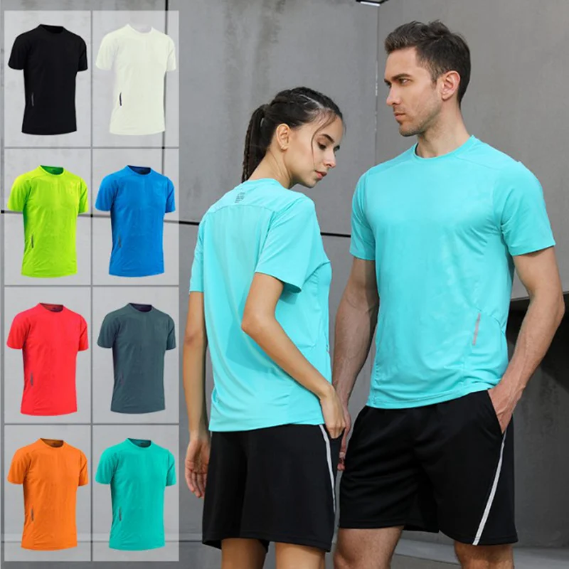 HUAKANG 3 Pack Sport T-shirts Mannen Ademend Gym Tops Mannen Droog Running Tops Vochtafvoerende Korte Mouw Gym Tops Atletische Workout Shirts(520-Black Gray Green-L