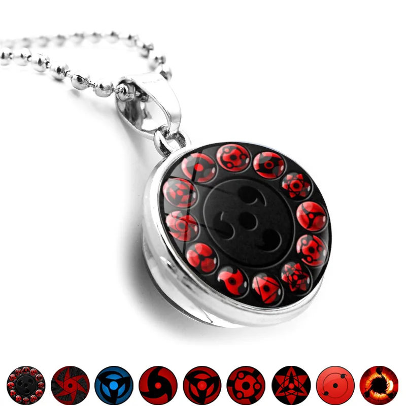 Kalung Mata Sharingan Perhiasan Cosplay 