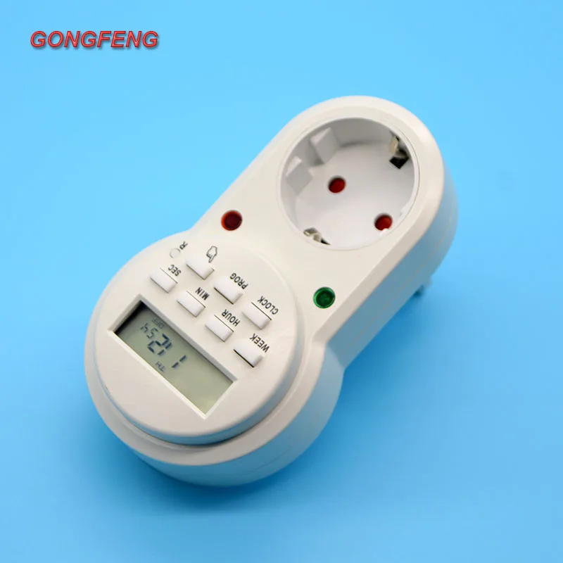 ซ็อกเก็ตสอบเทียบยุโรปสวิตช์ตั้งเวลาแบบวงจรซ็อกเก็ตอัจฉริยะสำหรับเยอรมนีโรงงานพิเศษขายส่ง 1