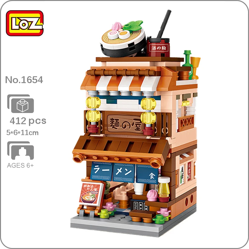 LOZ City Street 1606 Sweet Food Dessert Shop Mini Blocks Nano Building Toy for sale online