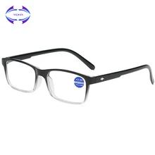 VCKA квадратный удобный ультра светильник очки для чтения для мужчин и женщин очки для чтения Пресбиопия 1,0 1,5 2,0 2,5 3,0 3,5 4,0 очки