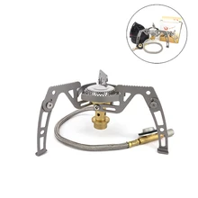 

Mini Gas Stove Outdoor Camping Windproof Gas Burner Split Stoves Furnace Folding Portable Stainless Steel Gas Burner Stoves