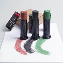 Camouflage Army Fan Camouflage Oil Paint Three Tube Outfit Military Training Stage Performance Outdoor Camping Facial Makeup