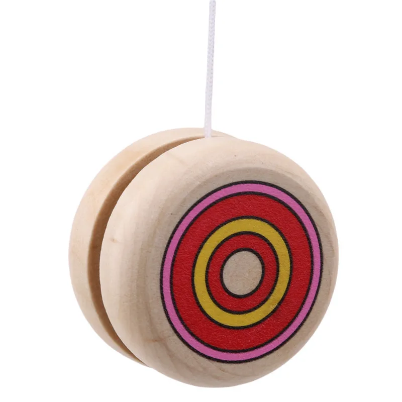Красный Классические Деревянные игрушки Йо-Йо для детей, подарки на Рождество, вечерние подарки для детского сада, школы, карнавала, наполнителя - Цвет: Красный