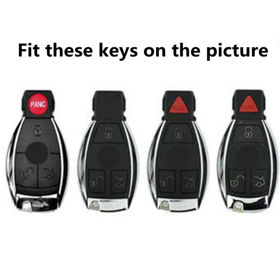 Key Case Cover for Mercedes Benz A B C S Class AMG GLA CLA GLC W176 W221 W204 W205 Accessories Holder Shell Keychain
