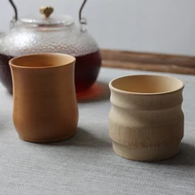 Природный бамбук, чашка ручной работы, чашка для завтрака, пива, молока, напитков, зеленый чай, питьевой воды