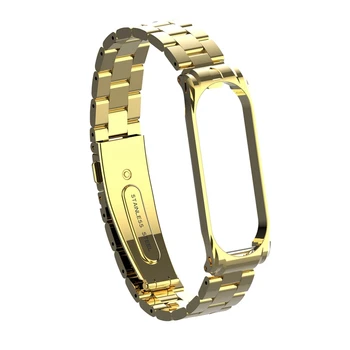 

Metal Strap for Mi Band 5 Replacement Wrist Strap for Xiaomi Mi Band Smart Bracelet Accessories Steel Strap for Mi Band 5 Band 4