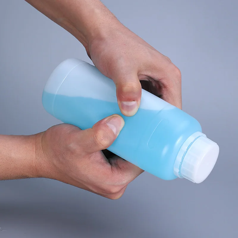 UMETASS 1000 мл HDPE пластиковая бутылка с крышка пустые контейнер для жидкого шампуня