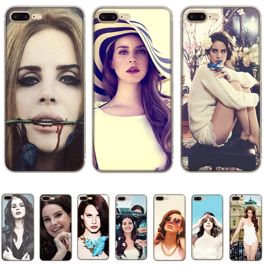 Mobile Phone Case For Iphone SE X XS Max XR 6 6S 7 8 Plus 5 5S 11 Pro white soft tpu lana del rey Shell | Мобильные телефоны и