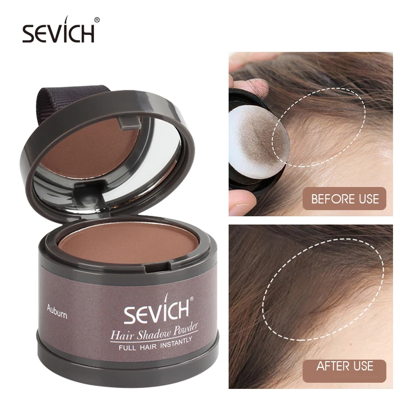 Sevich Hairline Powder 13 Color Hair Root Cover Up Water Proof Instant Modified Repair Hair Shadow Powder Makeup Concealer,hair building powder,hair coloring product