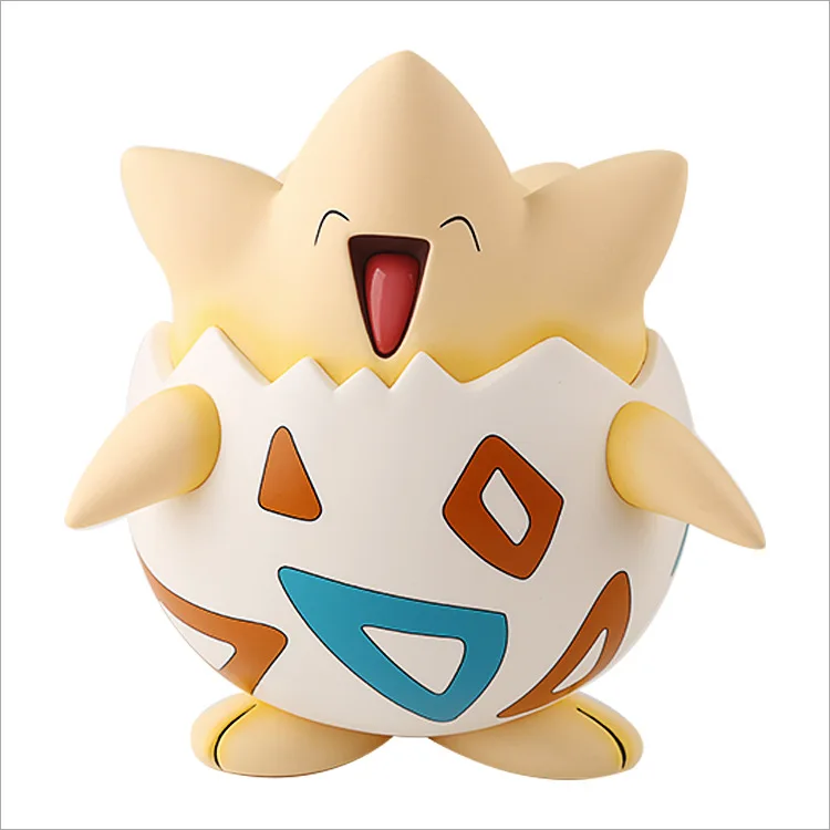 Without retail box Аниме мультфильм фигурки 24,5 см Покемон Togepi ПВХ Модель Коллекция игрушек для детей подарок - Цвет: Without retail box