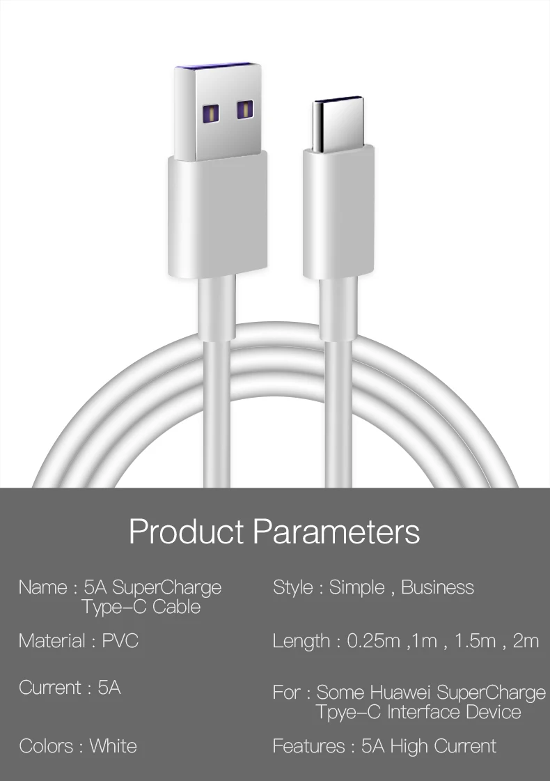 Кабель usb type C 5А для быстрой зарядки и синхронизации данных, кабель USB C для huawei P30 samsung S10 Xiaomi, кабель type C, кабели для зарядки мобильных телефонов