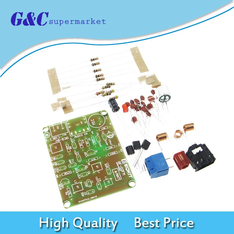 

88-108MHzFM Transmitter Frequency Modulation Wireless Microphone diy electronics