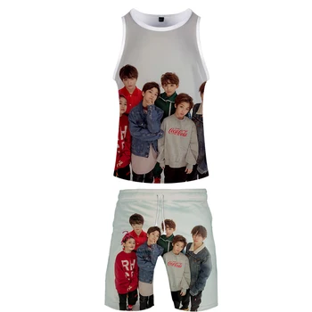 

2019 boy story two piece set tank top and shorts Harajuku women boy story tank top streetwear harajuku Sleeveless Plus Size