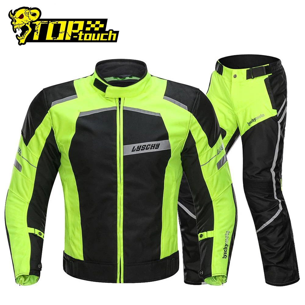 LYSCHY летняя мотоциклетная куртка Обнаруживаемая Chaqueta водонепроницаемая дышащая