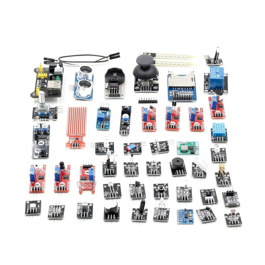 

45 Kinds Of Sensor Kit 45 In 1 Kit For Arduino Rugged And Durable Metal Sensor Kit With Long Service Life