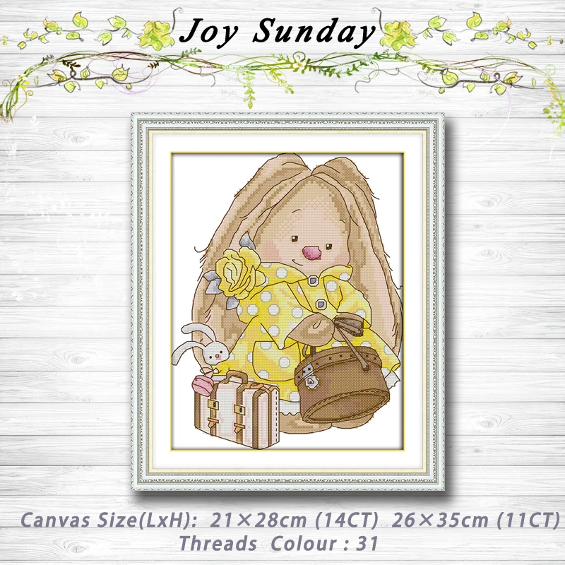 

Can't pick up the luggage painting dmc 14CT 11CT counted cross stitch kits embroidery set Needlework Set chinese cross stitch