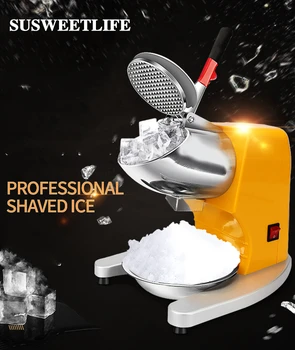 

Ice planer, commercial electric ice breaker, ice beater, high power double blade outdoor stall, sand ice machine, continuous ice