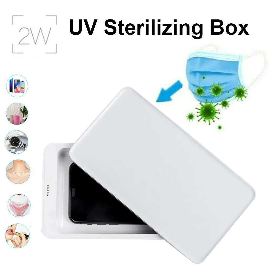 

baby Disinfecting Treasure 59s Disinfection Case UVC sanitizing for Xiaomi 5 UV Sterilization Box Mask Phone Wireless Charge