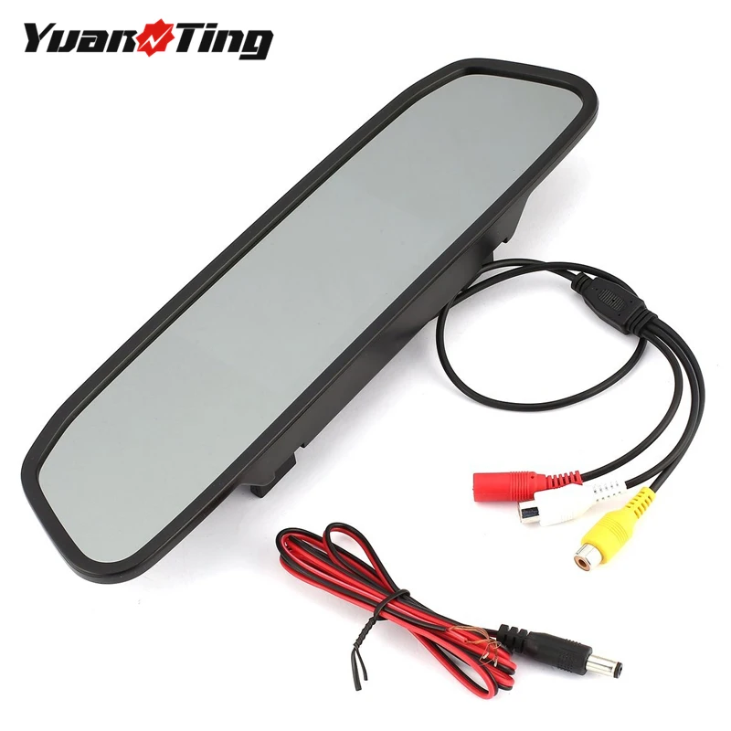 YuanTing 4.3 Inch TFT LCD Car Color Rear View Reverse Monitor Screen 2 Way Video Input for Auto Parking Backup Camera | Автомобили и