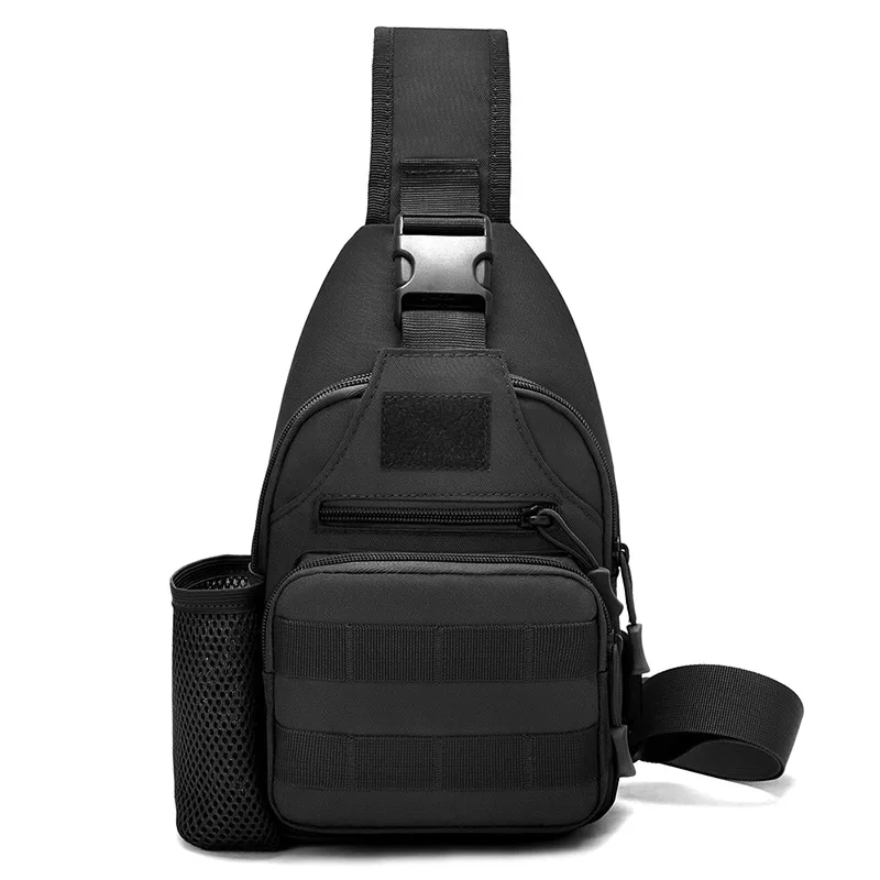 black 600D уличная Водонепроницаемая тактическая сумка через плечо USB Военная армейская походная сумка рюкзак для походов походные дорожные Трекинговые сумки - Цвет: black