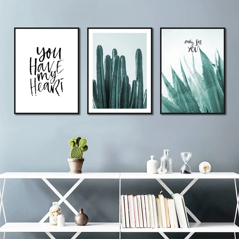 Green-Plant-Aloe-Cactus-Pineapple-Small-Fresh-Art-Painting-Living-Room-Sofa-Background-Wall-Hanging-Picture (3)