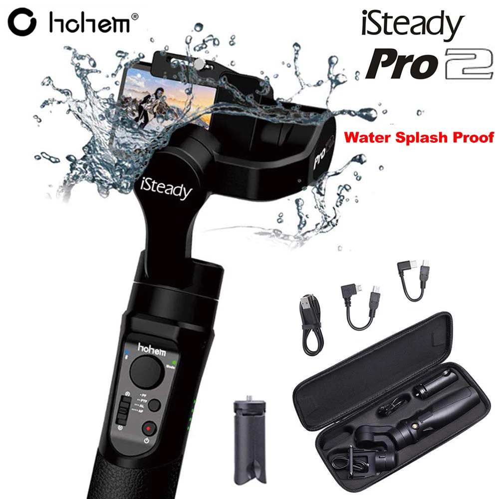 Hohem iSteady Pro 2 брызг 3-осевой Карманный стабилизатор для экшн-камеры GoPro Hero 7/6 DJI Osmo для sony RX0 SJCAM экшн Камера