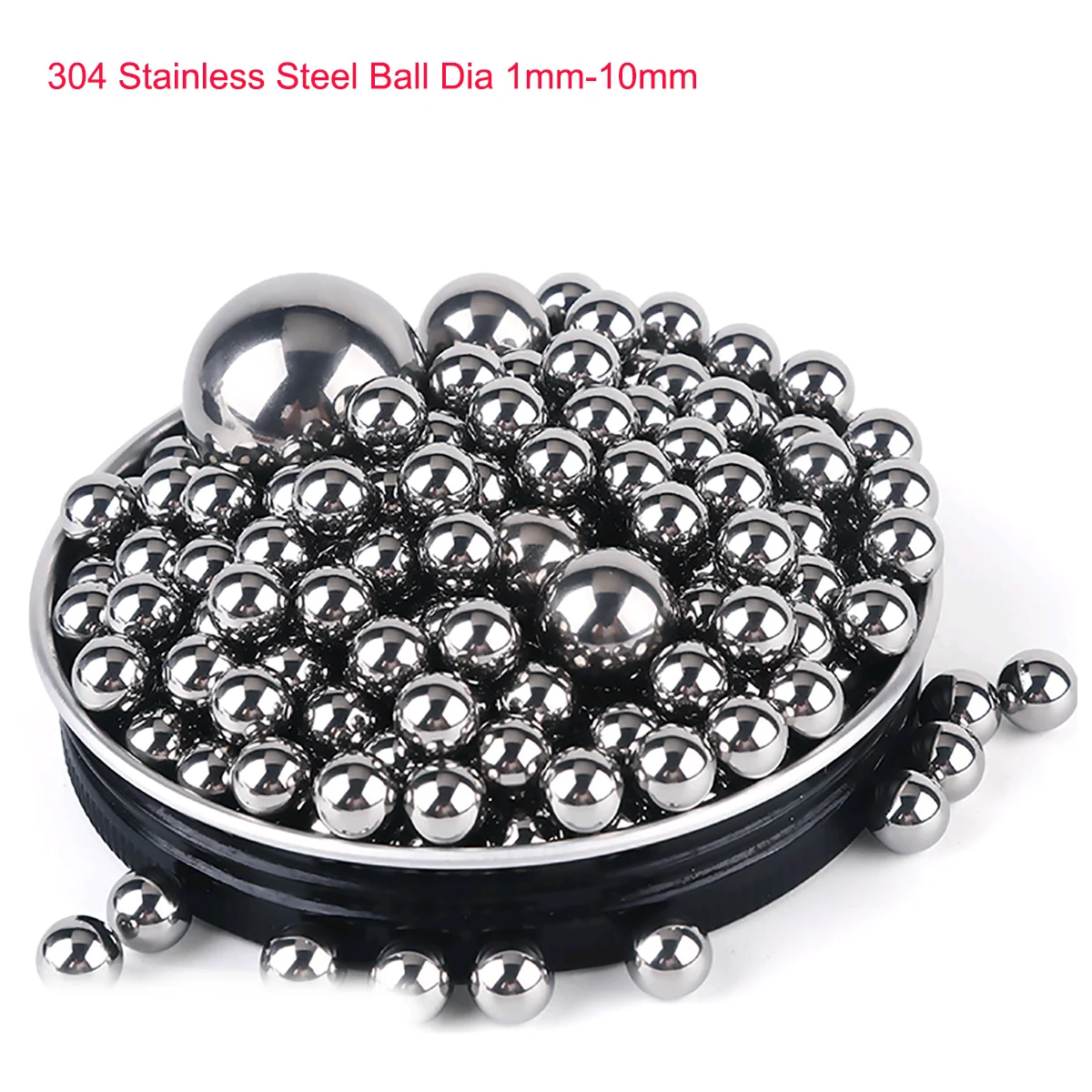 304 Stainless Steel Ball Dia 1mm Number of Pcs : 1000Pcs, Outer Diameter : 6mm 10mm High Precision Bearing Balls Smooth Ball Bearing 