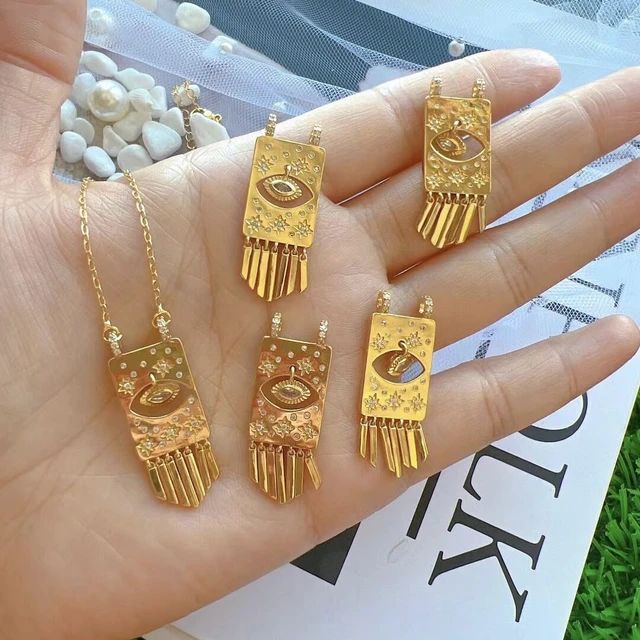 5PCS, Bear Pendant Copper with Zircon Gold Plated Charms for Jewelry Making  Necklace DIY Handmade Accessories