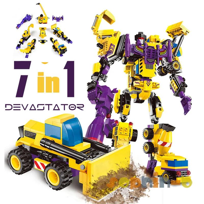 G1 трансформированный Menasor Dinoking Опустошитель образовательные строительные блоки T-Rex спортивные машинки фигурки