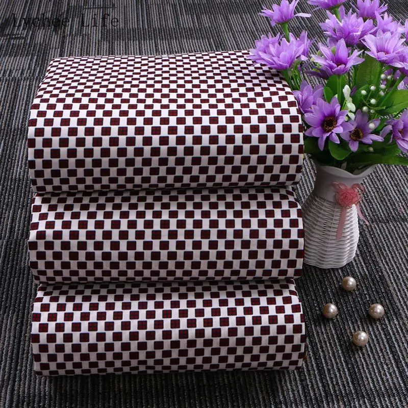 Lychee Life Ankara африканская квадратная сетка с принтом настоящая восковая ткань для