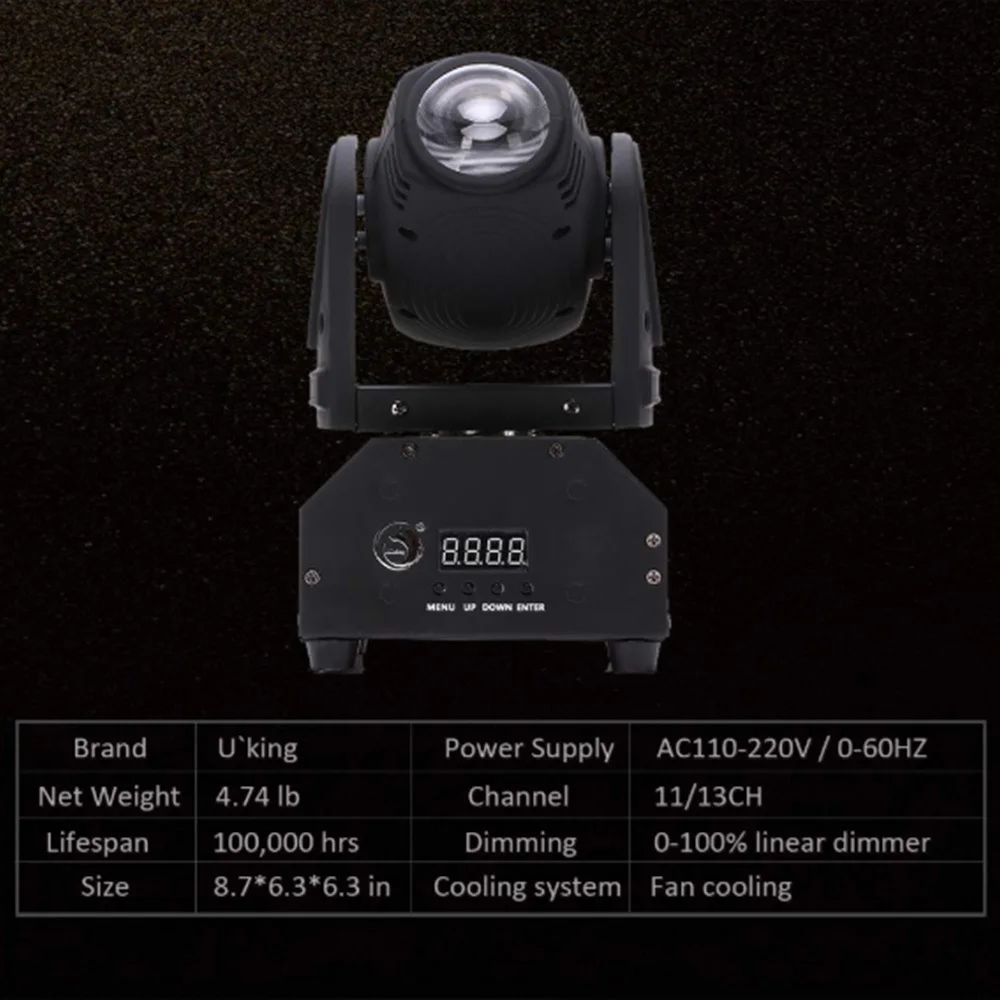 Профессиональные вращающиеся лампы для сценического освещения 50 Вт RGB светодиодный сценический свет с 7 моделями управления DJ Дискотека света вечерние танцевальные бар украшение для паба