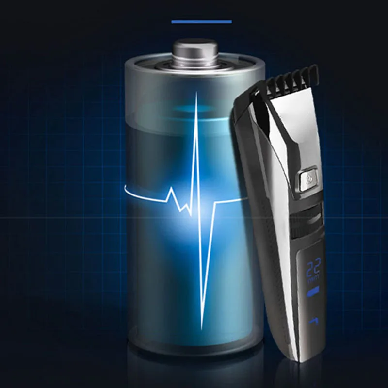  Beard Trimmer Hair Clipper Detail Trimmer Lithium Power Razor Electric Clipper US Plug