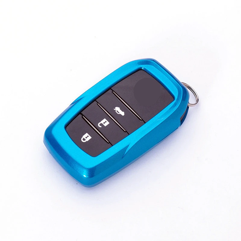 Car key case For Toyota Camry Coralla Crown RAV4 Highlander 2015 3 Buttons paint auto product car accessories new | Автомобили и