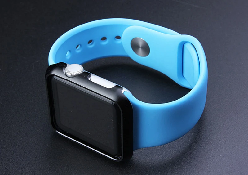 Металлический сплав бампер чехол для Apple Watch band 42 мм 38 мм наручные часы защитный чехол для iwatch 3 2 1 против царапин металлический каркас чехол