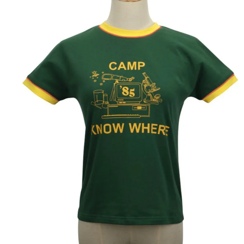 

Stranger Things Dustin Cosplay T Shirt Short Sleeve Tops Unisex Summer Tees