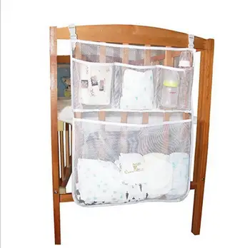 

100PCS Baby Crib Organizer Bed Hanging Household Large Crib circumference Hanging Storage Dirty Clothes Bedding Bumpers