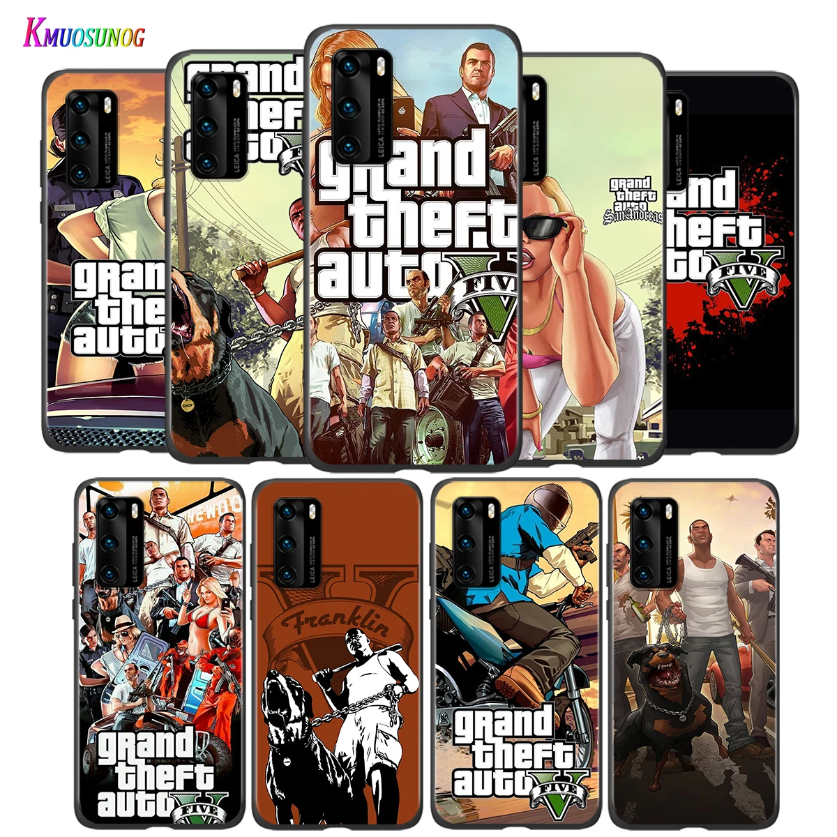 Силиконовый чехол Grand Theft Auto GTA для Huawei P8 P9 P10 P20 P30 Pro Lite 2019 mini P40 5G E Plus телефона |