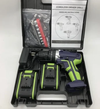 

Lithium electric drill high power 88VF rechargeable pistol hand drill impact electric screwdriver tool with Battery charger