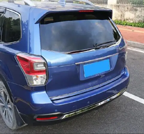 Задняя обшивка коробки подходит для subaru 13-18 forester man задняя обшивка хвостовой двери Задняя Защитная панель отделка фитинги